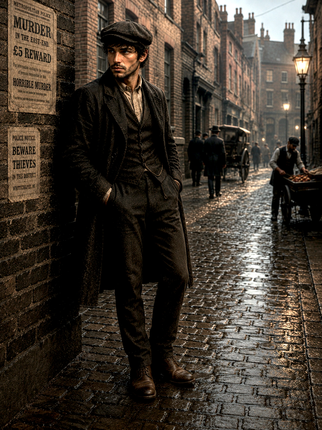 Aloysius in Victorian London in The Shadows of Aurelia