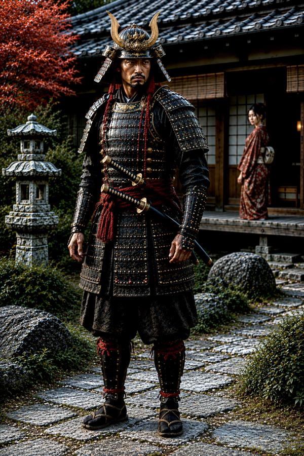 Samurai Yukiyasu in The Shadows of Aurelia